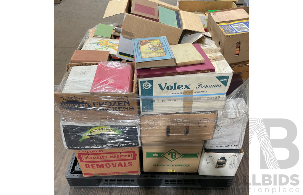 One Full Pallet - Mystery Collection of Vintage Books