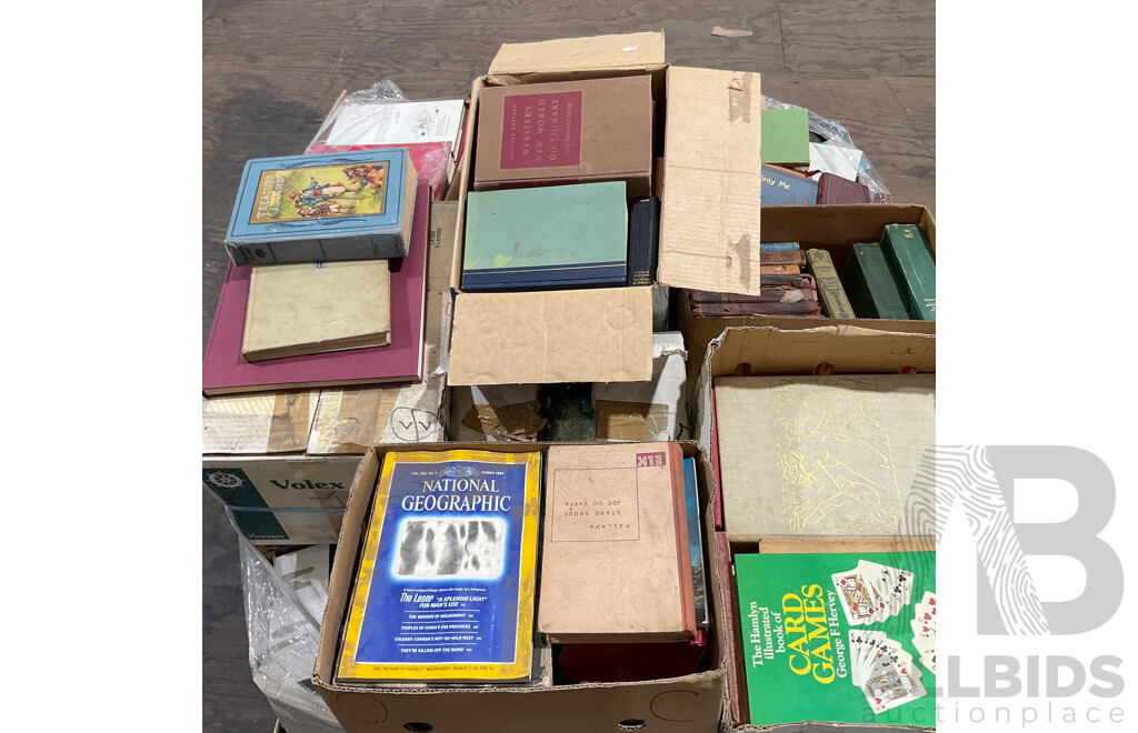 One Full Pallet - Mystery Collection of Vintage Books