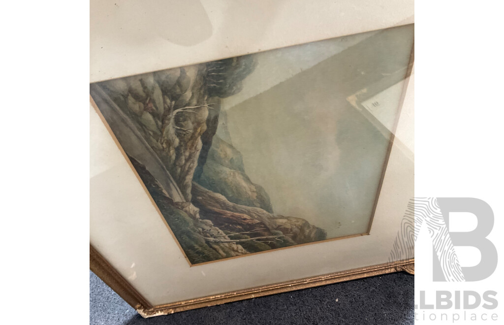 Collection of Painting and Prints of Australian Outback Ladscapes in Various Styles, Including Artists Walter Fratarinja, Oscar Namatiiva, Benjamin Landara and Others - Lot of 6