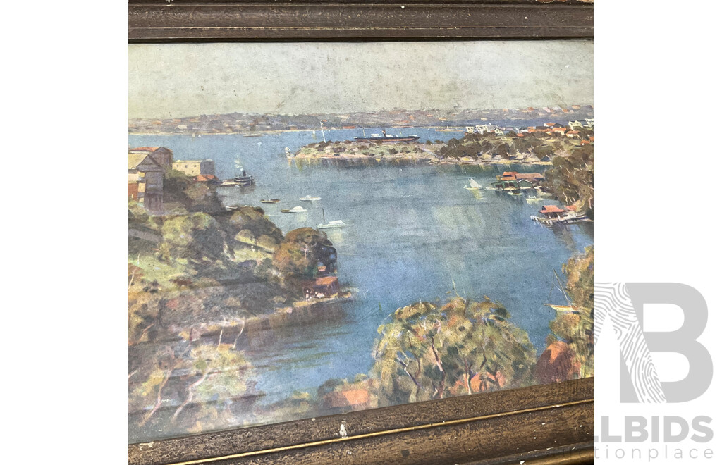Variety of Vintage Coastal Landscape Paintings, Including M. Joensen, J. Koskie, V. Loria and Others - Lot of 8