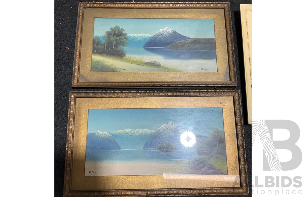 Variety of Vintage Landscape Paintings - Lot of 11