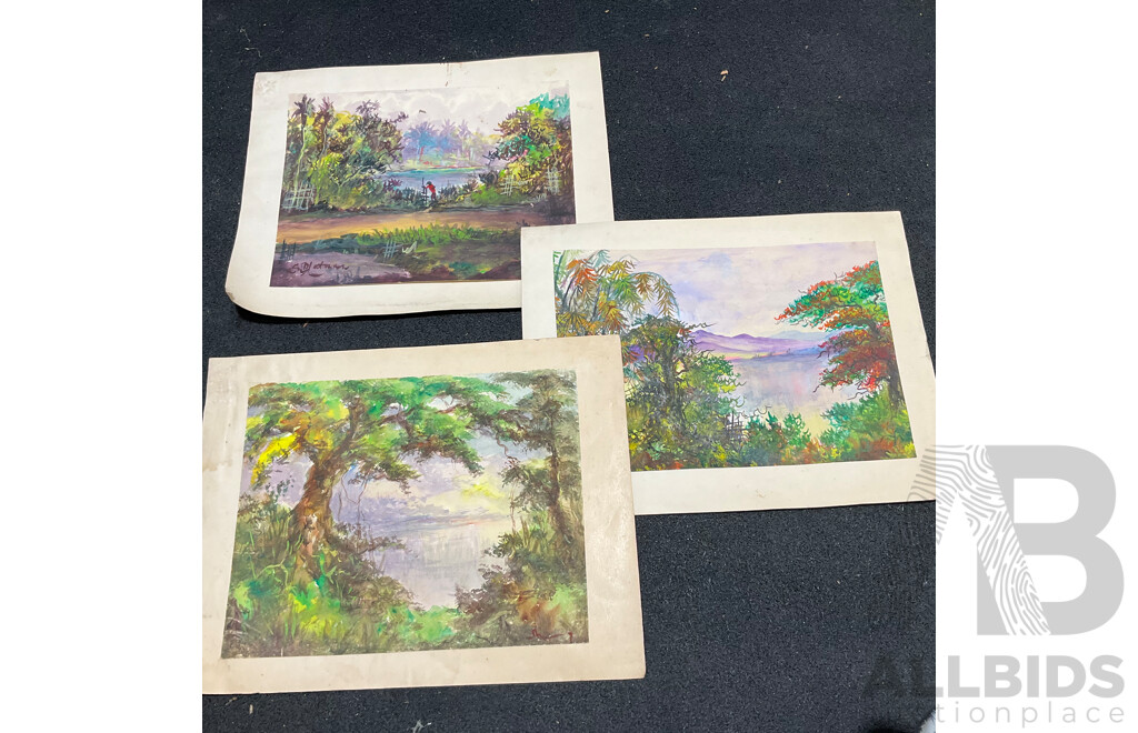 Variety of Vintage Landscape Paintings - Lot of 11