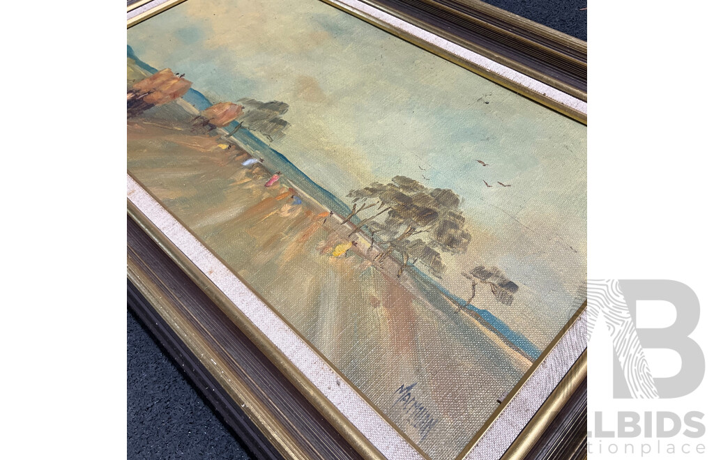 Variety of Vintage Landscape Paintings, Including Colin Parker ''Mudgee Way'' and Others - Lot of 8