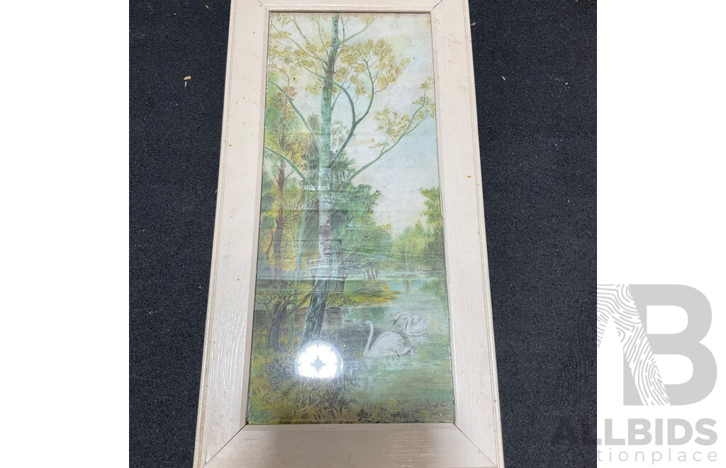Variety of Vintage Landscape Paintings, Including Colin Parker ''Mudgee Way'' and Others - Lot of 8