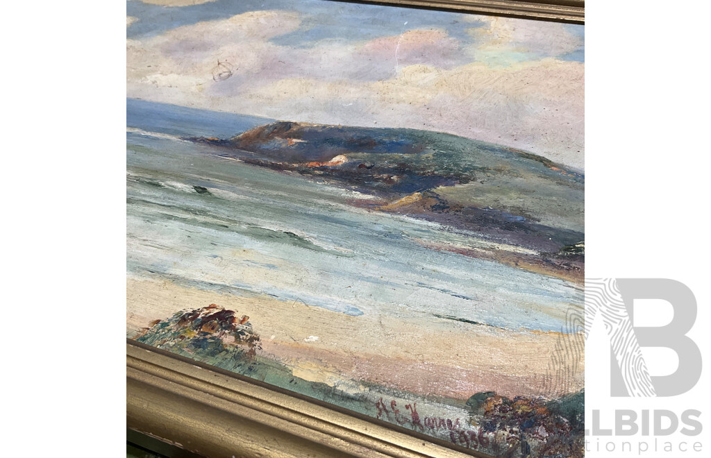 Variety of Vintage Landscape Paintings, Including E.C. Smith, ''Cario Bay'' and Others - Lot of 8