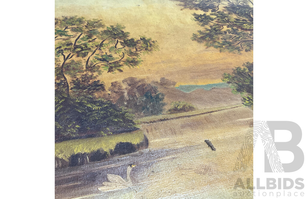 Variety of Vintage Landscape Paintings, Including E.C. Smith, ''Cario Bay'' and Others - Lot of 8