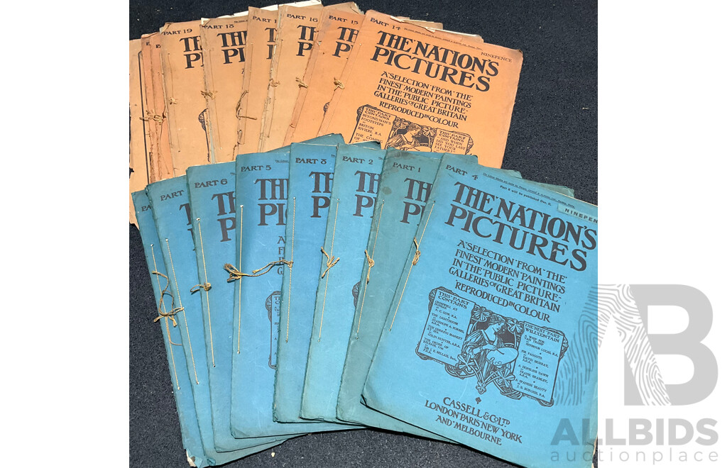 The Nation's Pictures Cassell & Co. Ltd Part From 1-9, 12-19, 21 and XI. - Lot of 17
