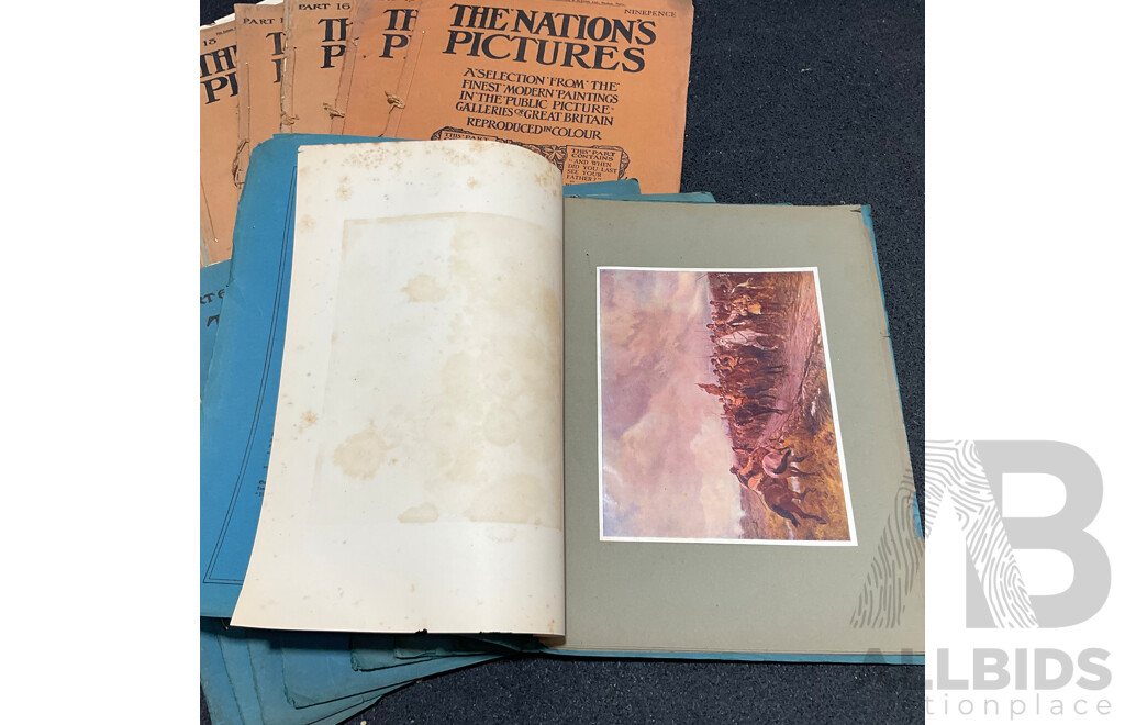 The Nation's Pictures Cassell & Co. Ltd Part From 1-9, 12-19, 21 and XI. - Lot of 17