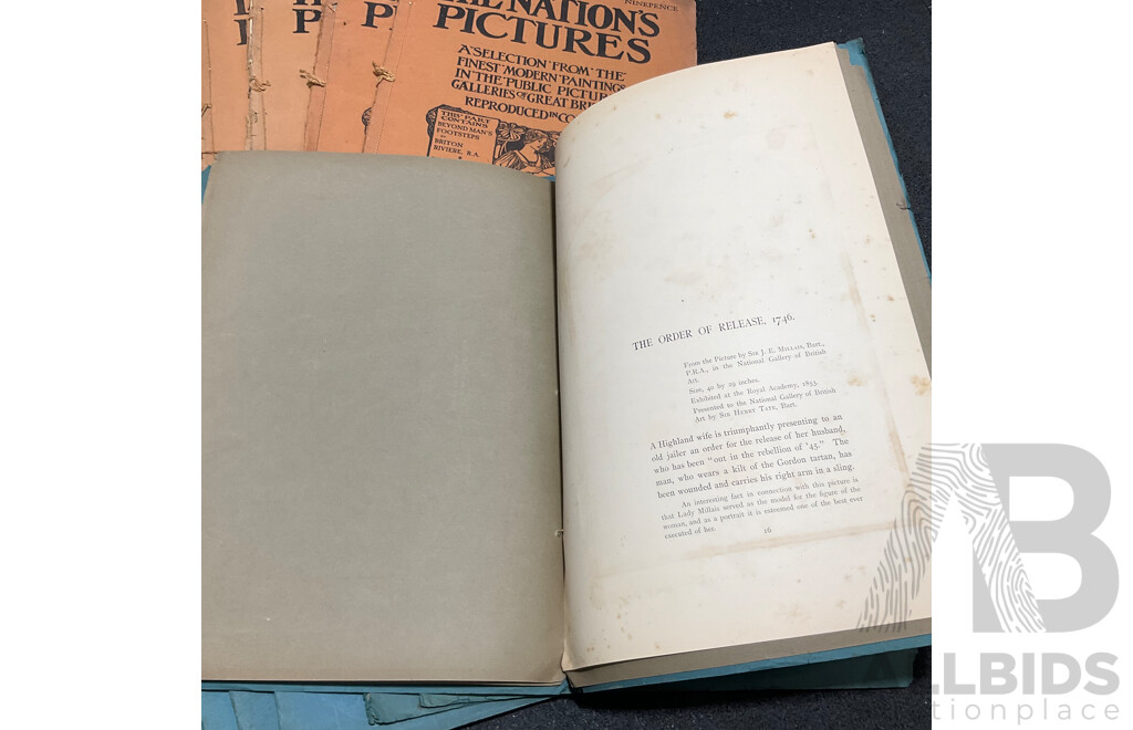 The Nation's Pictures Cassell & Co. Ltd Part From 1-9, 12-19, 21 and XI. - Lot of 17