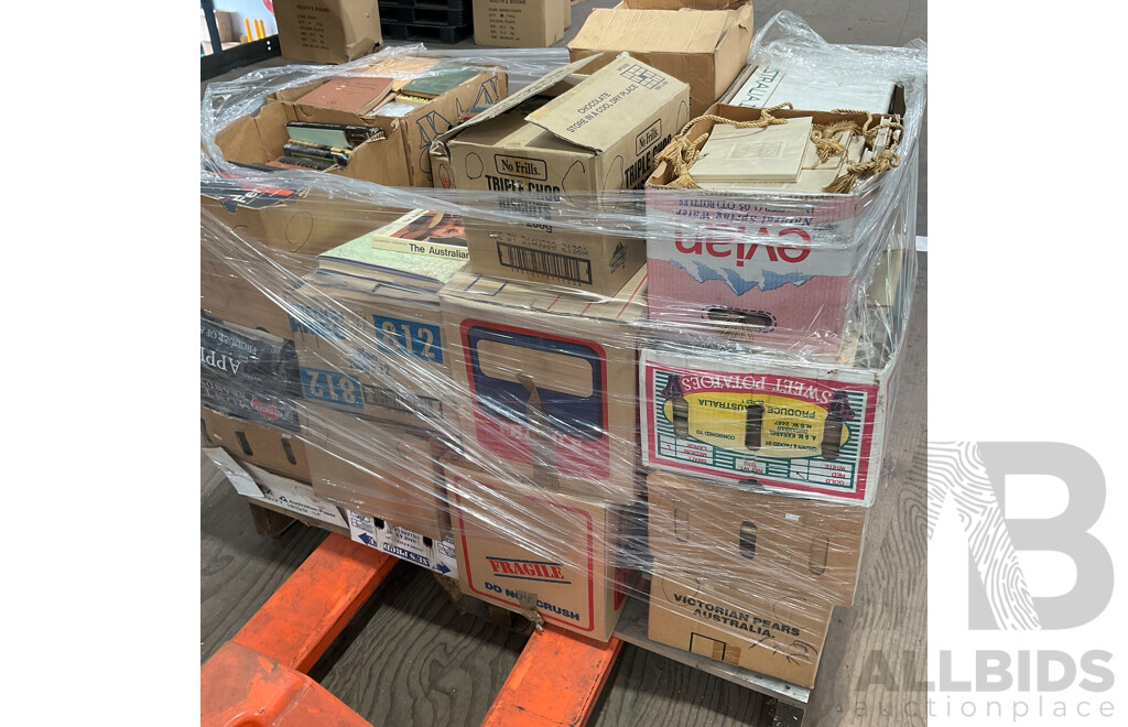 One Full Pallet - Mystery Collection of Vintage Books