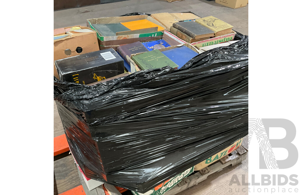 One Full Pallet - Mystery Collection of Vintage Books