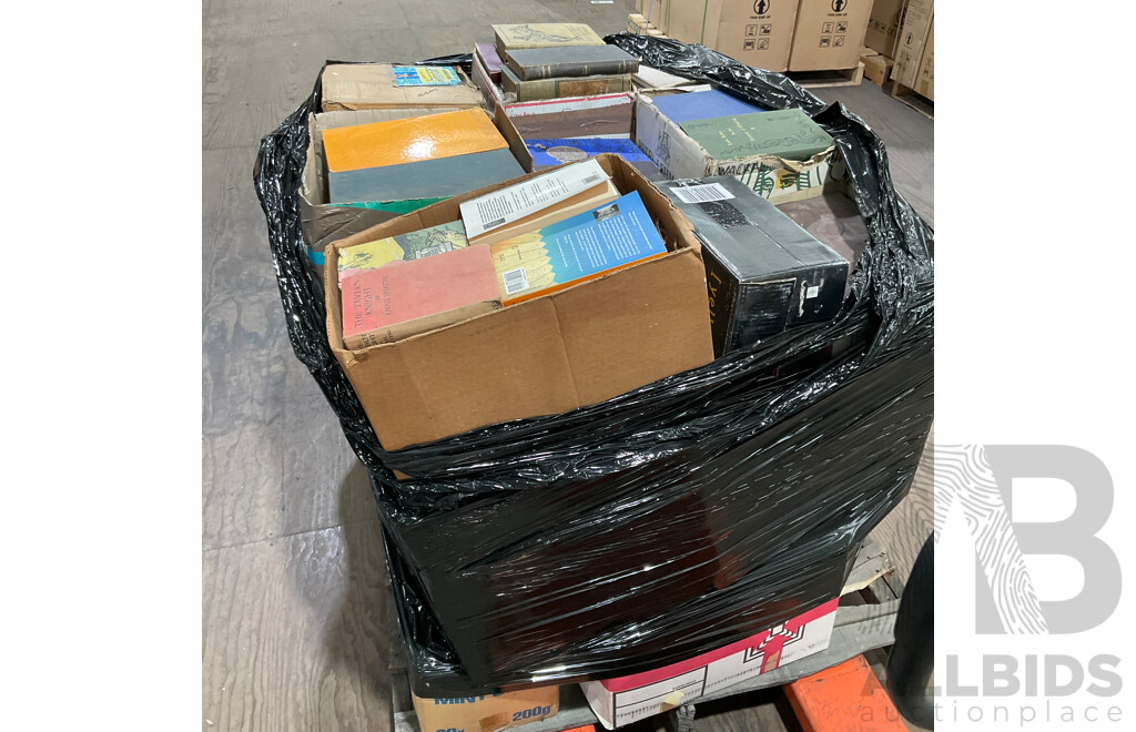 One Full Pallet - Mystery Collection of Vintage Books