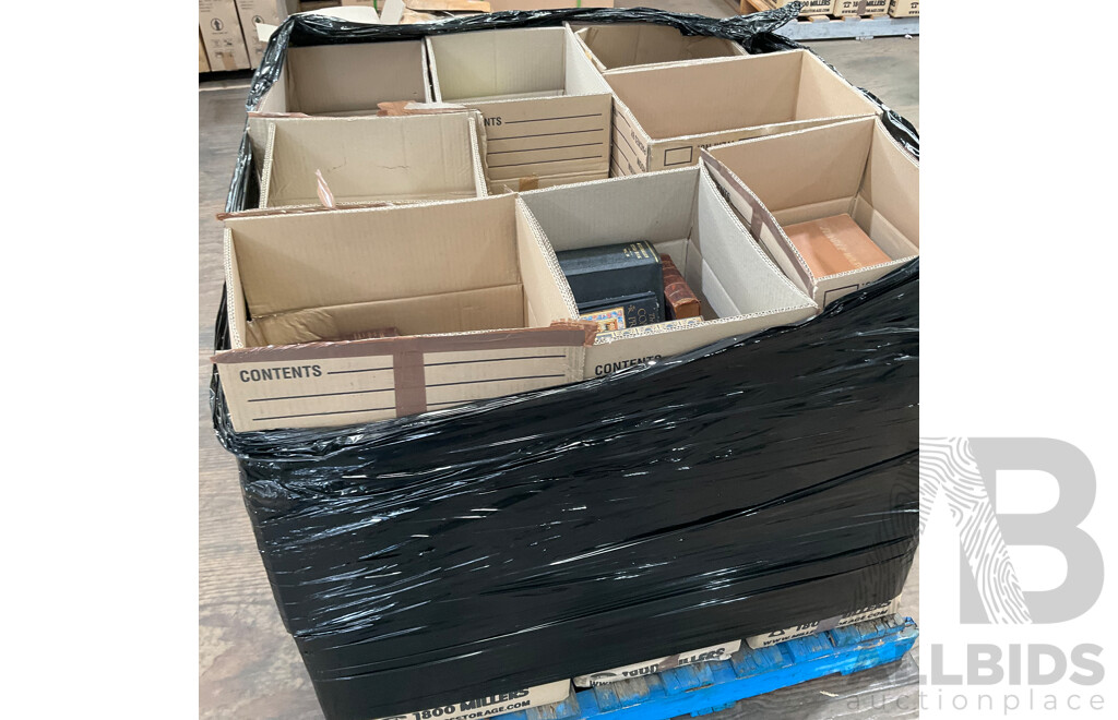 One Full Pallet - Mystery Collection of Vintage Books