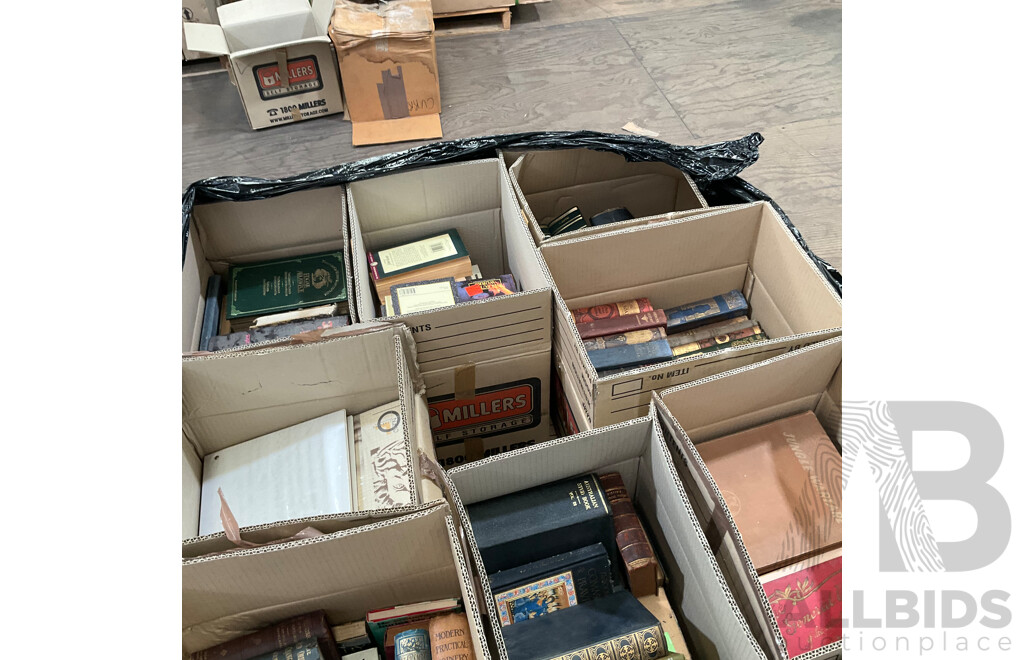 One Full Pallet - Mystery Collection of Vintage Books
