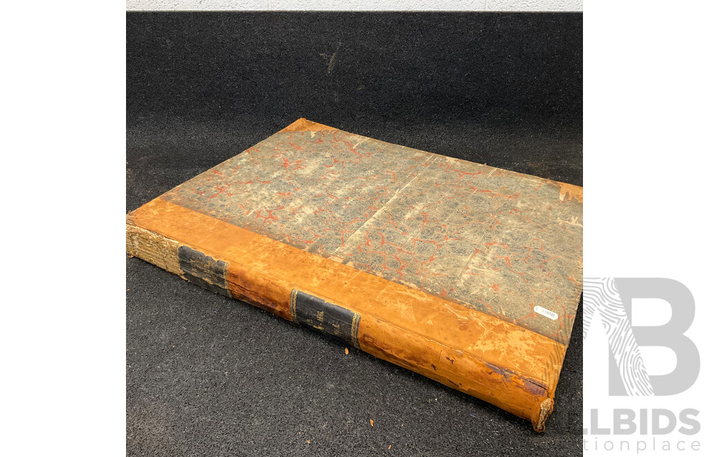 Antique Bound Volume of the Sydney Morning Herald - 2/1865