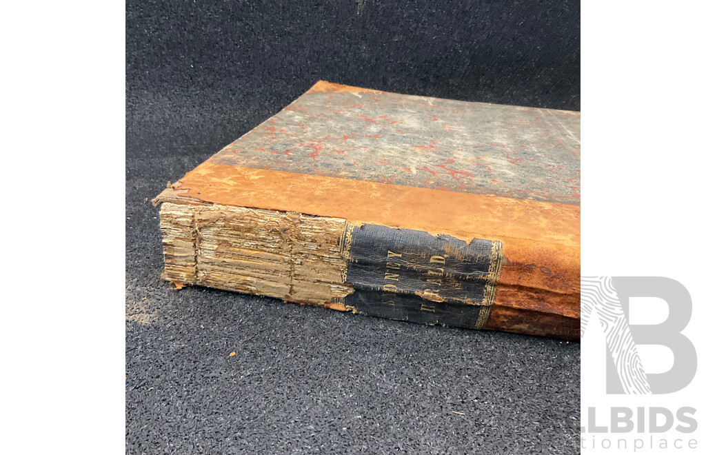 Antique Bound Volume of the Sydney Morning Herald - 2/1865