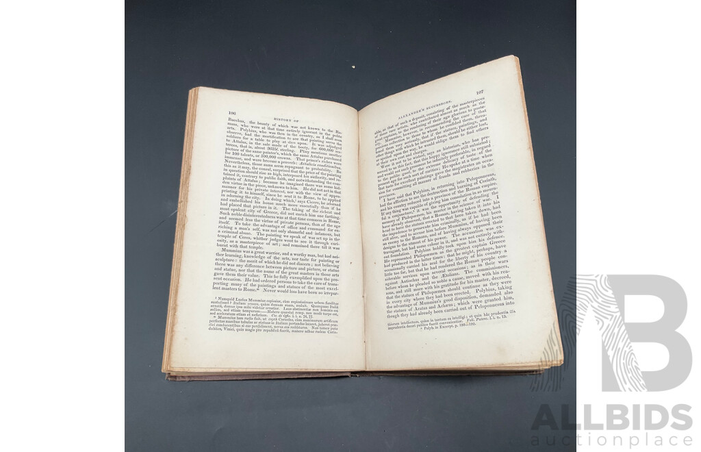 Antique Rollin's Ancient History,  Vol.I to Vol VI.