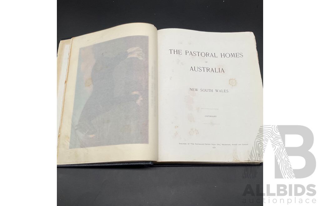 The Pastoral Homes of Austrlia 1910
