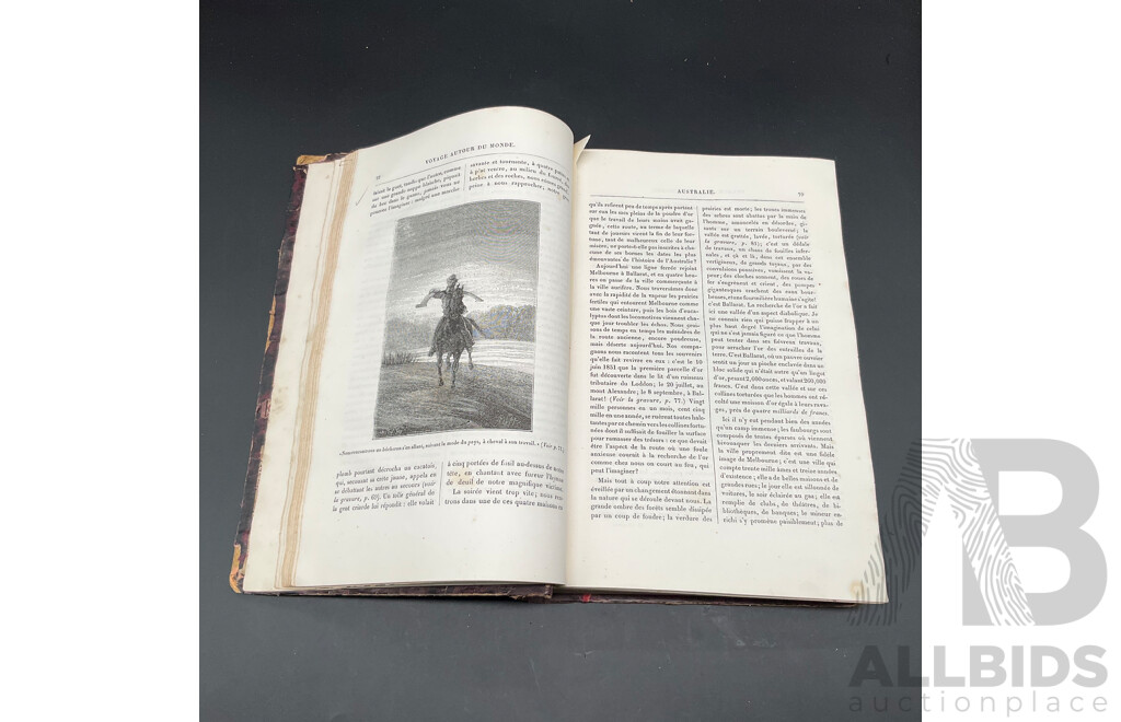 Voyage Autour Du Monde (Voyage Around the World) by the Comte De Beauvoir