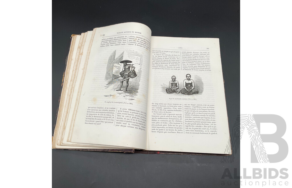 Voyage Autour Du Monde (Voyage Around the World) by the Comte De Beauvoir