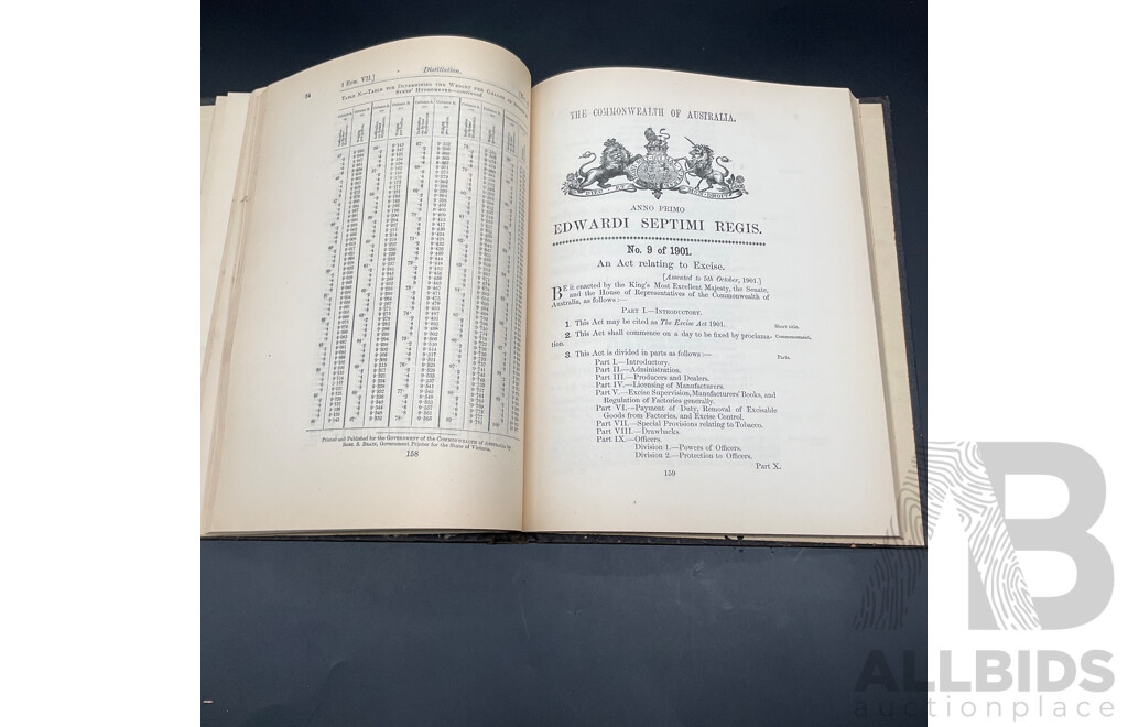 The Commonwealth of Australia, Anno Primo - Edwardi Septimi Regis (1901)