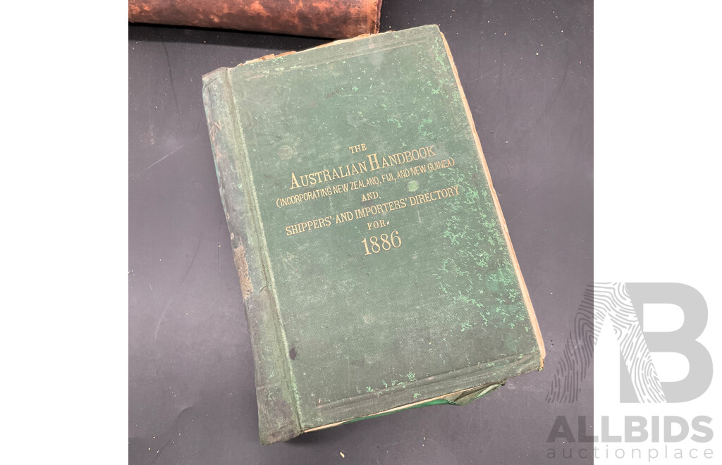Antique, Decorative, Rare Books About Australian and New Zeland - Lot of 16