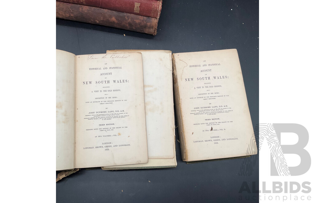 Antique, Decorative, Rare Books About Australian and New Zeland - Lot of 16