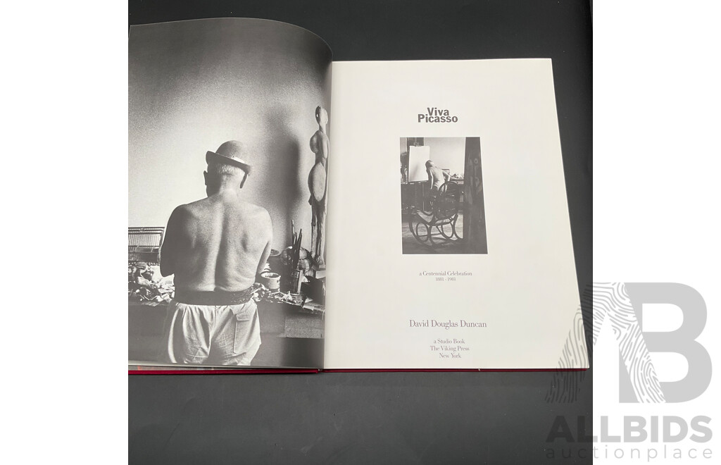 VIVA PICASSO, a Centennial Celebration 1881-1981 by Photographer David Douglas Duncan
