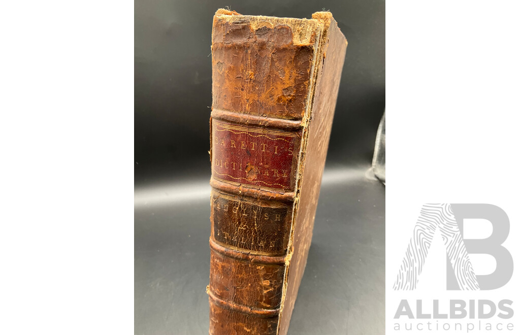 Baretti's English and Italian Dictionary