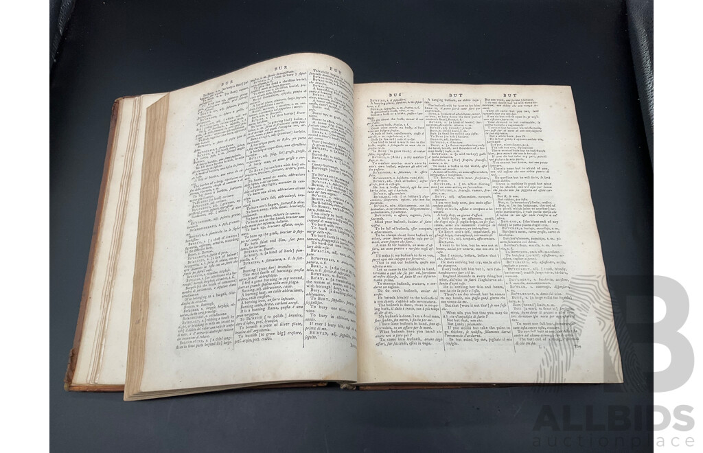 Baretti's English and Italian Dictionary