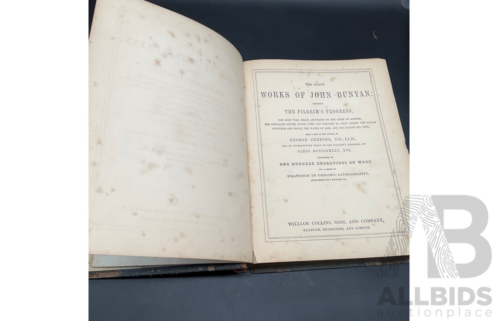 Bunyan's Select Works, Published by William Colling