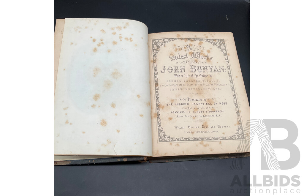 Bunyan's Select Works, Published by William Colling