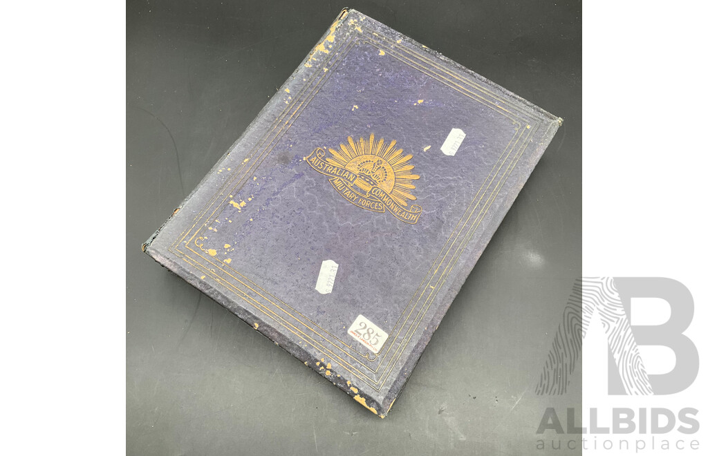 The All-Australia Memorial, a Historical Record of Australia's Efforts During World War I
