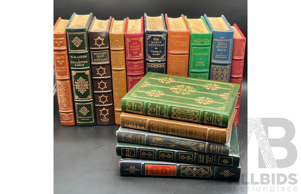 Franklin Library Limited Edition Books - Lot of 15