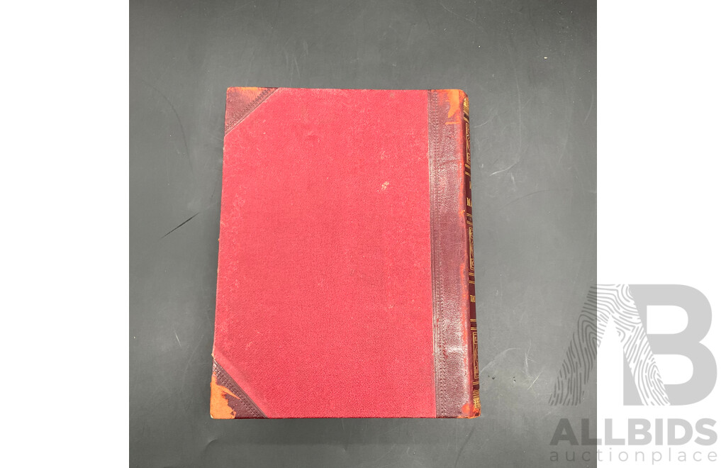 Antique Book, Musings in Maoriland, Thomas Braken, Published Arthur T Keirle, New Zealand, 1890, Gilt Embossed Hard Cover