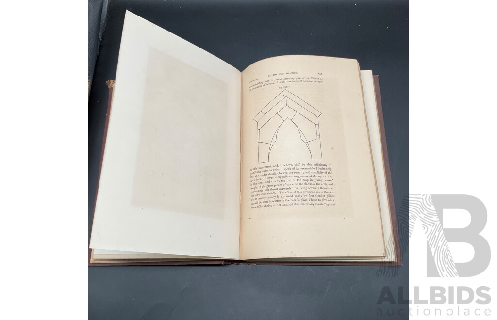 RUSKIN, the Stones of Venice Vol I. to III.