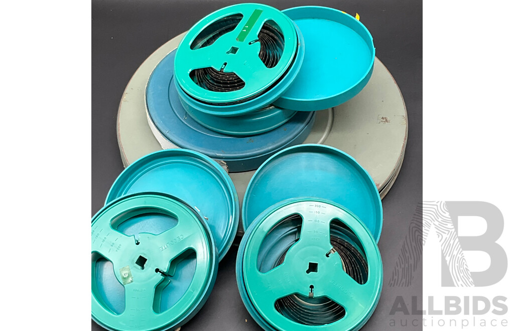 Assorted Vintage Retro Media Storage and Accessories