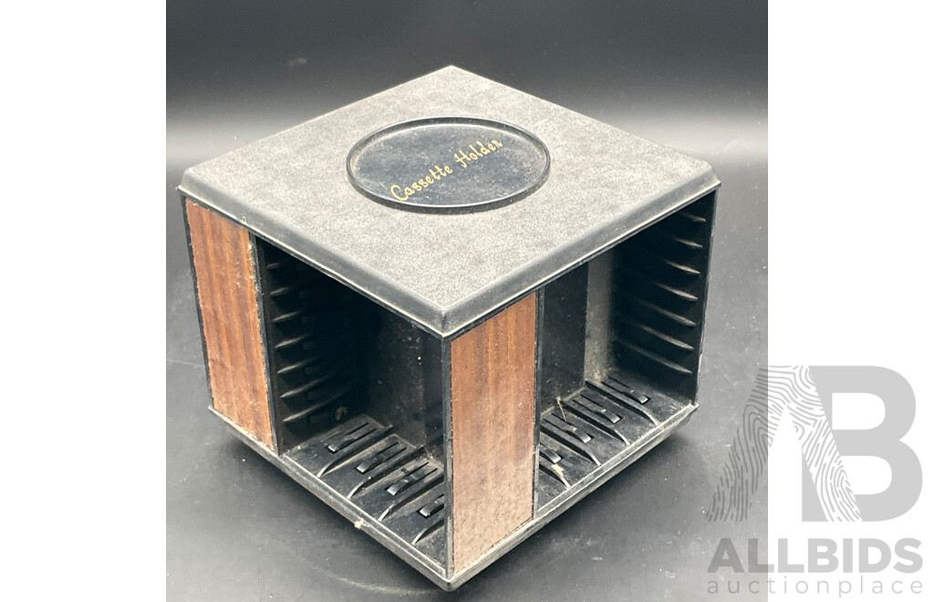 Assorted Vintage Retro Media Storage and Accessories