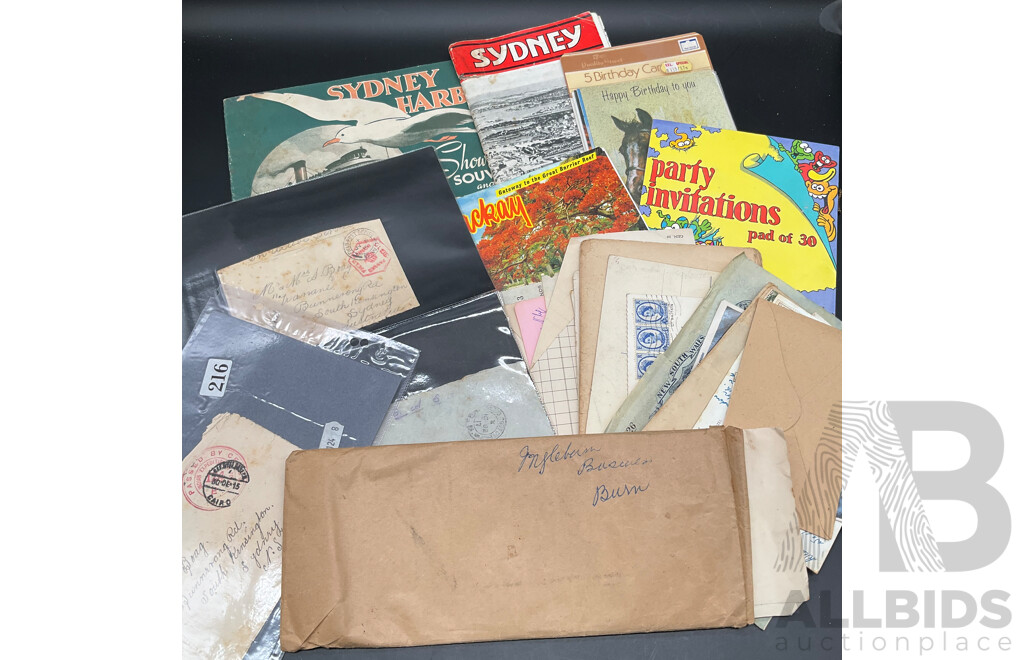 Collection of Assorted Vintage Paper Ephemera, Memorabilia and Collectibles