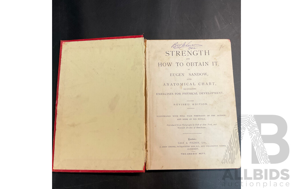 Vintage Strength and How to Obtain It by Eugen Sandow