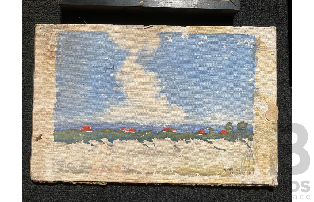 Assorted Framed Paintings - Mixed Media on Board - Lot of 11