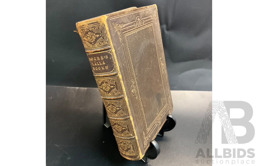 1853 Hardcover LALLA ROOKH by Thomas Moore