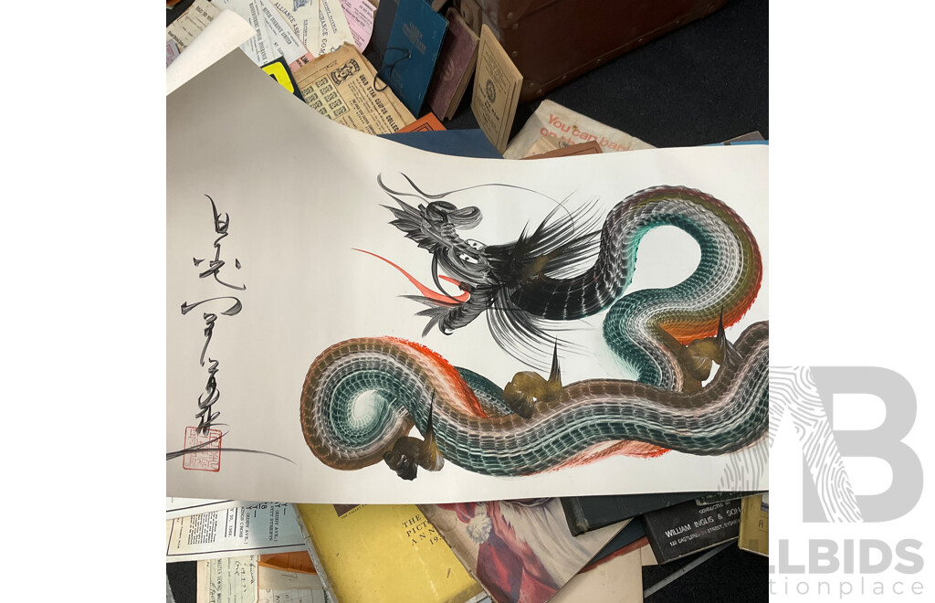 Collection of Vintage Ephemera and Personal Memorabilia, Including Postcards, Letters, Maps, Utility Bills, Bus Timetables, Newspapers, Magazines, Manuals, Photos and More