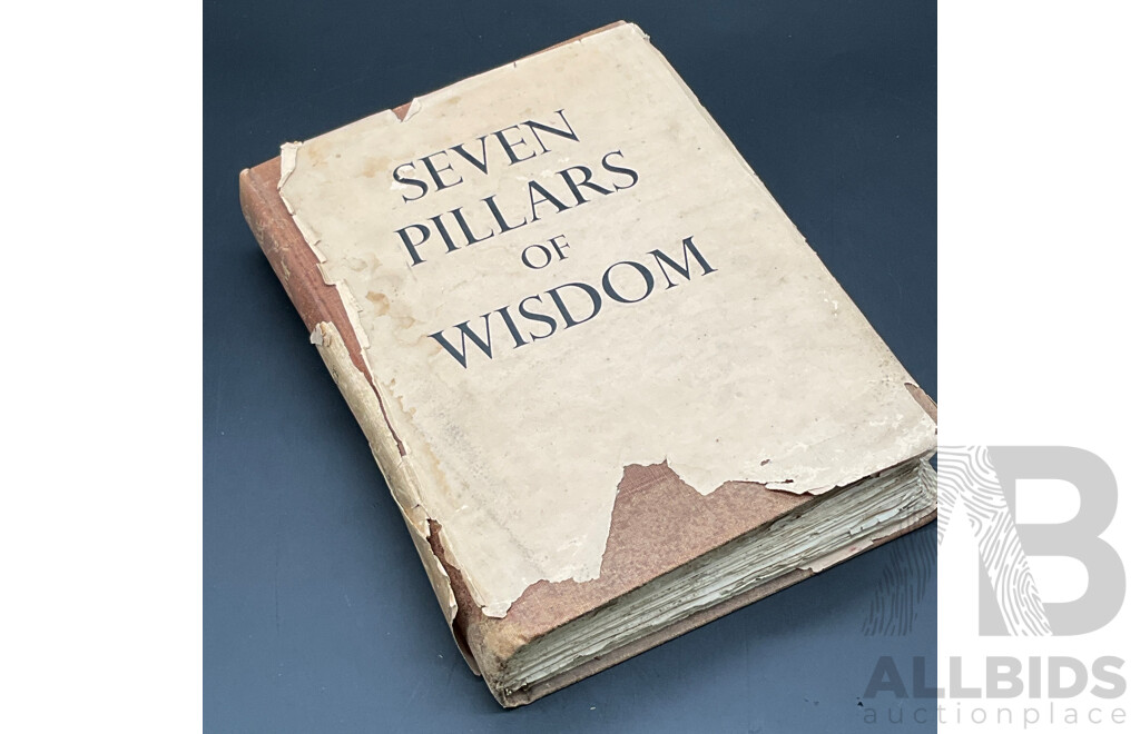 SEVEN PILLARS of WISDOM a Triumph by T.E.Lawrence