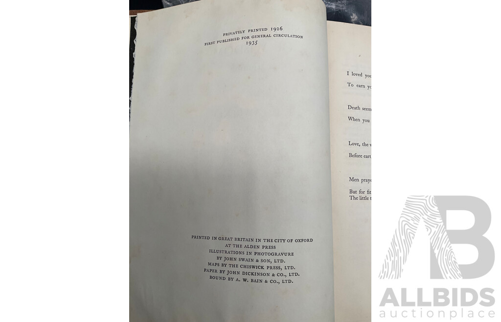 SEVEN PILLARS of WISDOM a Triumph by T.E.Lawrence