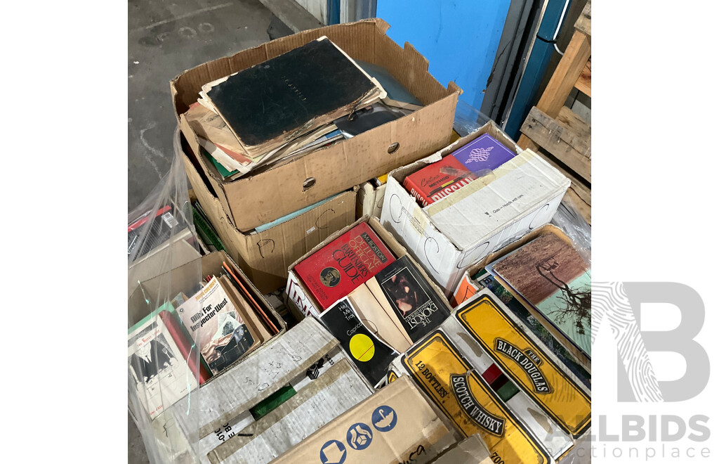One Full Pallet - Mystery Collection of Vintage Books
