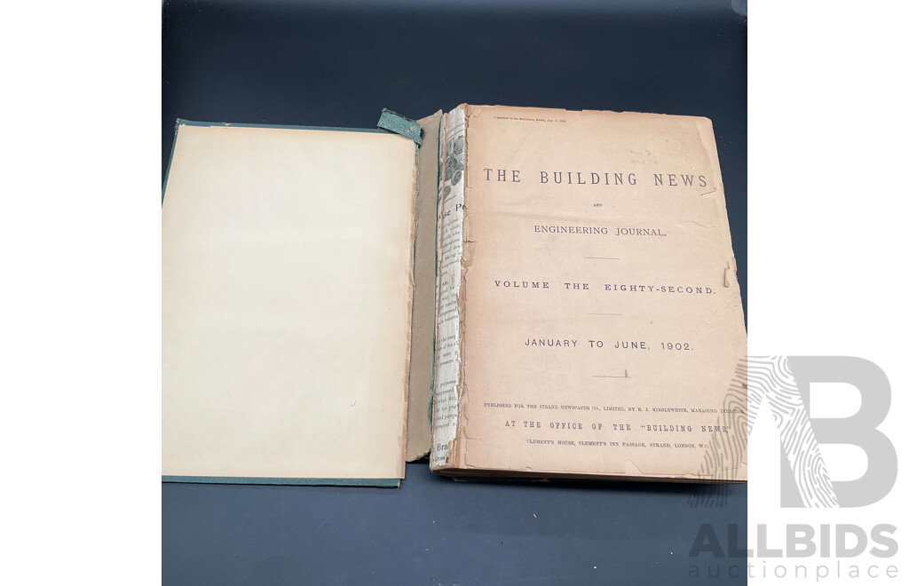 The Building News Architectural Journal, 1902 Volume