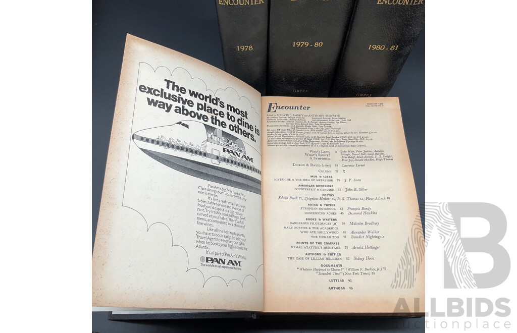 ENCOUNTTER Magazine From 1977 to 1981