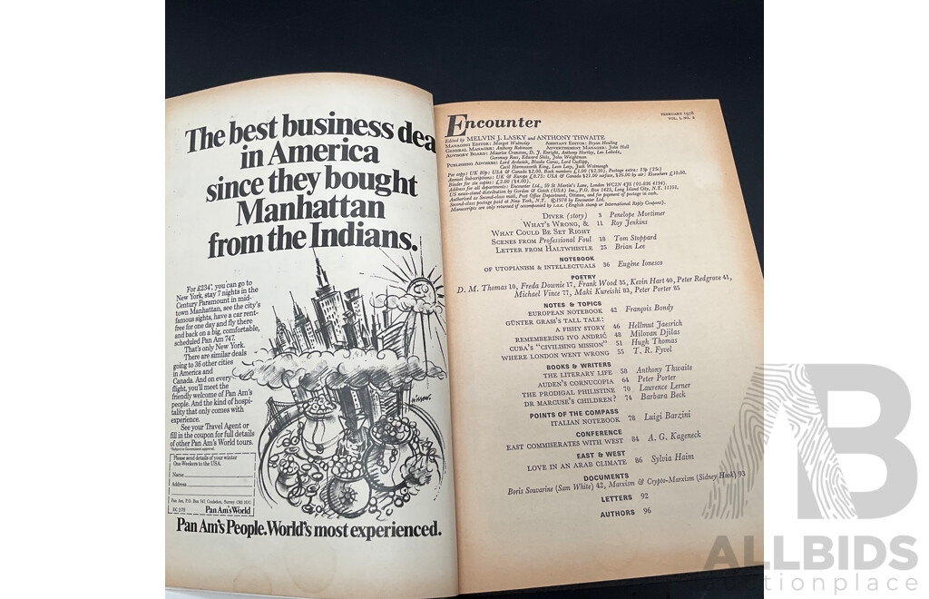 ENCOUNTTER Magazine From 1977 to 1981