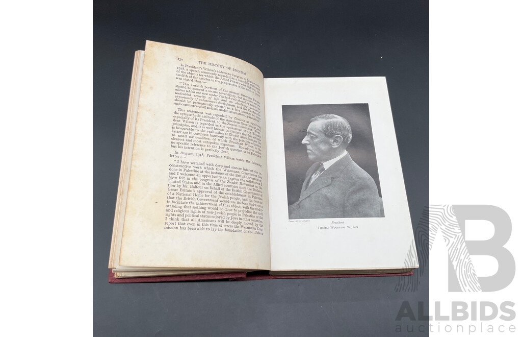 HISTORY of ZIONISM 1600-1918 by Nahum Sokolow - Vol. I and Vol. II